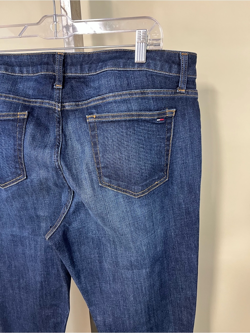 Tommy Hilfiger Size 16 High Rise Stretch Medium Wash Denim Skinny Jeans - Picture 11 of 16
